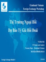 Tài liệu về dự báo tỷ giá