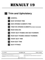 Tài liệu sửa chữa xe ô tô Renault 19 (Repair Manual) - P11