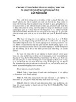 Hoàn thiện kế toán vốn bằng tiền và các nghiệp vụ thanh toán tại Công ty CP dệt may XK Hải Phòng.DOC