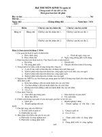 Đề thi môn Kinh tế quốc tế - Đề số 10