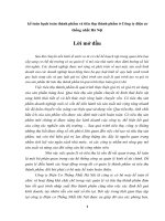 Một số kiến nghị nhằm hoàn thiện công tác kế toán thành phẩm và tiêu thụ thành phẩm tại công ty Điện cơ Thống Nhất Hà Nội.docx