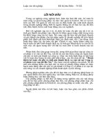 Hoàn thiện kế toán chi phí (chi phí sản xuất) và tính giá thành dịch vụ vận tải (giá thành sản phẩm) tại Công ty CP ô tô vận tải Hà Tây.DOC