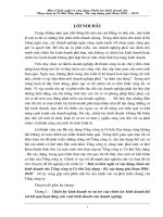 Một số kiến nghị về xây dựng chiến lược kinh doanh cho Tổng công ty Cơ khí Xây dựng - Bộ xây dựng giai đoạn 2001- 2010.DOC