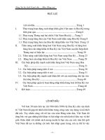 Thực trạng hoạt động xuất nhập khẩu giữa Việt nam và Hoa Kỳ.DOC