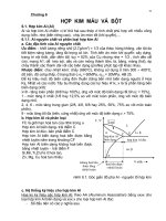 Bài giảng vô cơ hợp kim - Chương 6