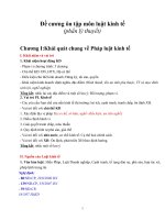 Đề cương ôn tập môn luật kinh tế (phần lý thuyết).doc