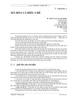 Mã hóa và điều chế