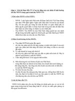 Một số vấn đề trong môn Tài Chính Tiền Tệ I.doc