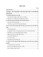 MỤC LỤC  Một số giải pháp nhằm nâng cao khả năng cạnh tranh của việt nam về xuất khẩu hạt điều.doc