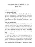 Đánh giá thị trường Chứng Khoán Việt Nam 2001 – 2010