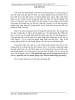 Giới thiệu khái quát về môi trường kinh tế Mỹ và rút ra ý nghĩa đối với các doanh nghiệp Việt Nam khi thâm nhập thị trường.docx