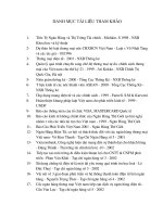 mục lục dịch vụ ngân hàng điện tử, hoạt động dịch vụ ngân hàng điện tử ở Việt Nam.doc