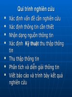 Slide bài giảng môn vận tải quốc tế - Khảo sát hiện trường