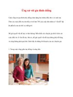 Ứng xử với gia đình chồng 