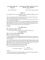 Những quy định trong tỷ lệ đảm bảo an toàn của tổ chức tín dụng