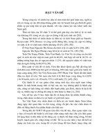 Đánh giá tác dụng của chế phẩm RTK lên một số chỉ số chức năng sinh sản trên người nam trưởng thành có suy giảm chức năng sinh dục