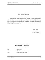 Kế toán cho vay tại Chi Nhánh ngân hàng NHTMCP Công Thương (VietinBank) Tỉnh Lạng Sơn, thực trạng và giải pháp.DOC