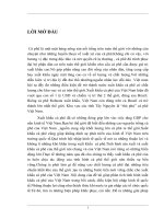 Thực trạng và giải pháp xuất khẩu cà phê của Việt nam trong bối cảnh hội nhập kinh tế quốc tế.DOC