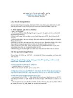 Đề thi vào ngân hàng - Kế toán Ngân hàng Bắc Á