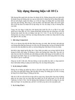 Xây dựng thương hiệu 