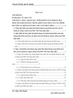 Hoàn thiện quy trình kiểm toán khoản phải thu trong kiểm toán báo cáo tài chính do Công ty kiểm toán PKF thực hiện.DOC