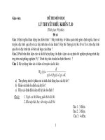ôn thi môn Tự Động Hóa - P3