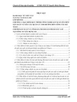 Hoàn thiện kế toán chi phí sản xuất và tính giá thành sản phẩm tại Công ty xây dựng 123.DOC