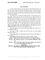 một số giải pháp nhằm hoàn thiện nghiệp vụ kế toán cho vay tại ngân hàng NHĐT&PT (BIDV) Nghệ An.DOC