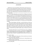 Tổ chức kế toán chi phí và tính giá thành sản xuất của sản phẩm tai công ty cơ khí Hà Nội.DOC