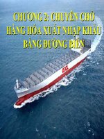 Slide bài giảng môn vận tải quốc tế - Chương đường biển