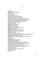 Từ điển sinh học anh việt - V