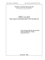 cải cách hành chính ở Việt Nam giai đoạn 2000 - 2010.doc