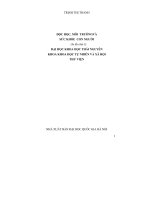 Độc học - môi trường - sức khỏe