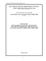 Mở tài khoản, tạm ứng, thanh toán vốn chương trình mục tiêu quốc gia xây dựng chương trình nông thôn mới.doc