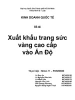 Xuất khẩu trang sức vàng cao cấp vào Ấn Độ.doc