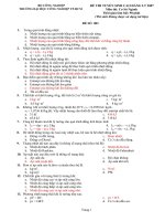 Bộ đề thi liên thông đại học cao đẳng ngành nhiệt lạnh - P27