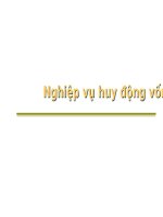 Nghiêp vụ huy động vốn đầu tư cho các doanh nghiệp trẻ