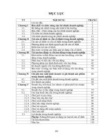 Giáo trình tài chính doanh nghiệp_mục lục