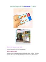 Đề thi nghiệp vụ của thẻ Viettinbank.doc