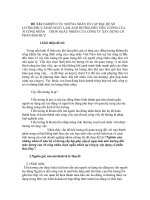 Nghiên cứu những nhân tố cấp bậc,hệ số lương,phụ cấp,số ngày làm ảnh hưởng đến tiền lương của 30 công nhân chọn ngẫu nhiên của công ty xây dựng cổ phần bảo huy.doc