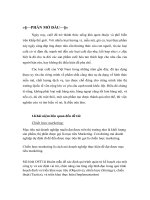 Chiến lược Marketing sản phẩm cafe hòa tan của Trung Nguyên