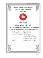 Nghiệp vụ vốn tiền gửi tiết kiệm của các Ngân hàng thương mại ở Việt Nam.pdf