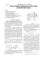 Khảo sát sự nhiễm xạ và bước sóng của laser