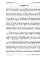 Hoàn thiện kế toán xuất khẩu rau quả - nông sản tại Tổng Công ty Rau quả - nông sản VN.DOC