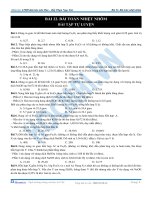 Tài liệu ôn tập 7: Bài toán nhiệt nhôm