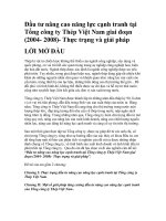 Đầu tư nâng cao năng lực cạnh tranh tại Tổng công ty Thép Việt Nam giai đoạn (2004- 2008)- Thực trạng và giải pháp.doc
