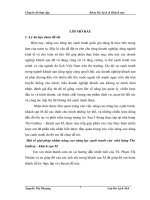 Một số giải pháp nhằm nâng cao năng lực cạnh tranh của nhà hàng The Gallery - khách sạn M.DOC