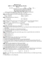 Đề luyện thi đại học vật lí 4