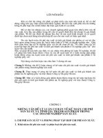 Tổ chức công tác kế toán tập hợp chi phí sản xuất và tính giá thành sản phẩm ở Xí nghiệp Giầy vải trực thuộc Công ty Da giầy Hà nội.DOC