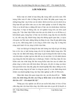 Kiểm toán chu trình hàng tồn kho của Công ty Kiểm toán và tư vấn tài chính Sài Gòn AFC – Chi nhánh Hà Nội.doc